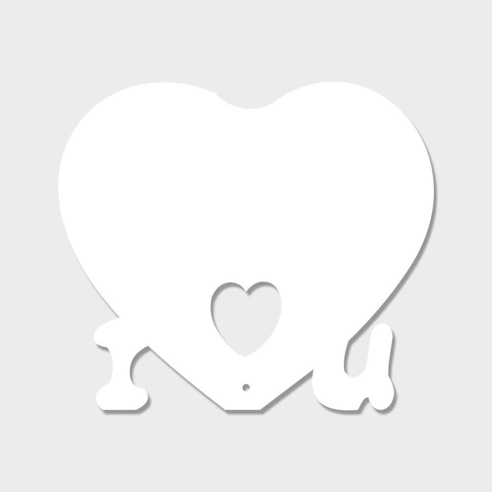 Love Sign MDF Sublimation Blanks