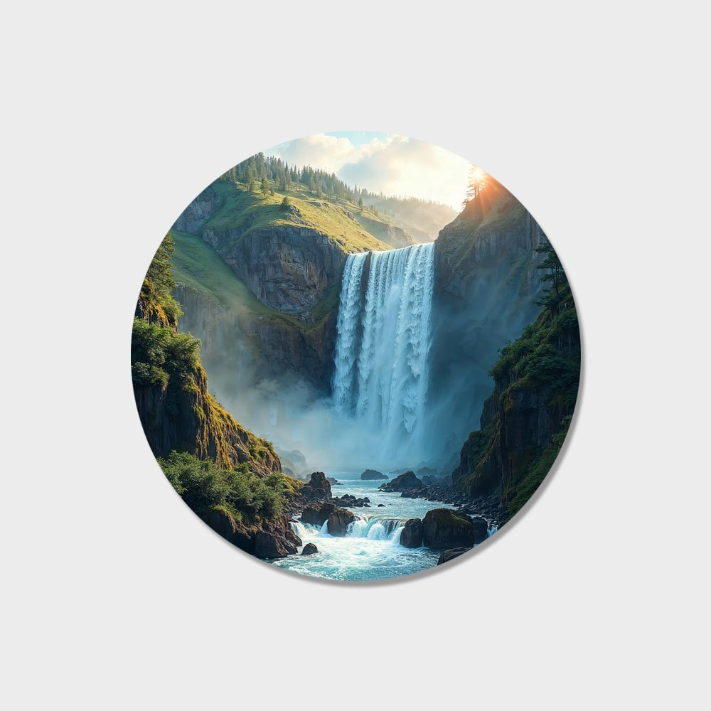 Sublimation Tea Coaster Circle