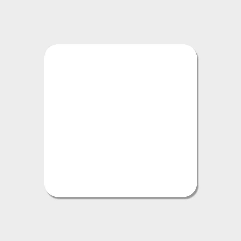 Sublimation Tea Coaster Square
